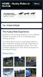 Mobile Screenshot of huskyrides.co.uk